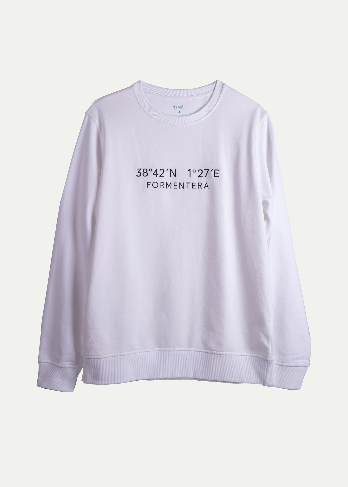 Sweatshirt Punta Prima Coordenadas White