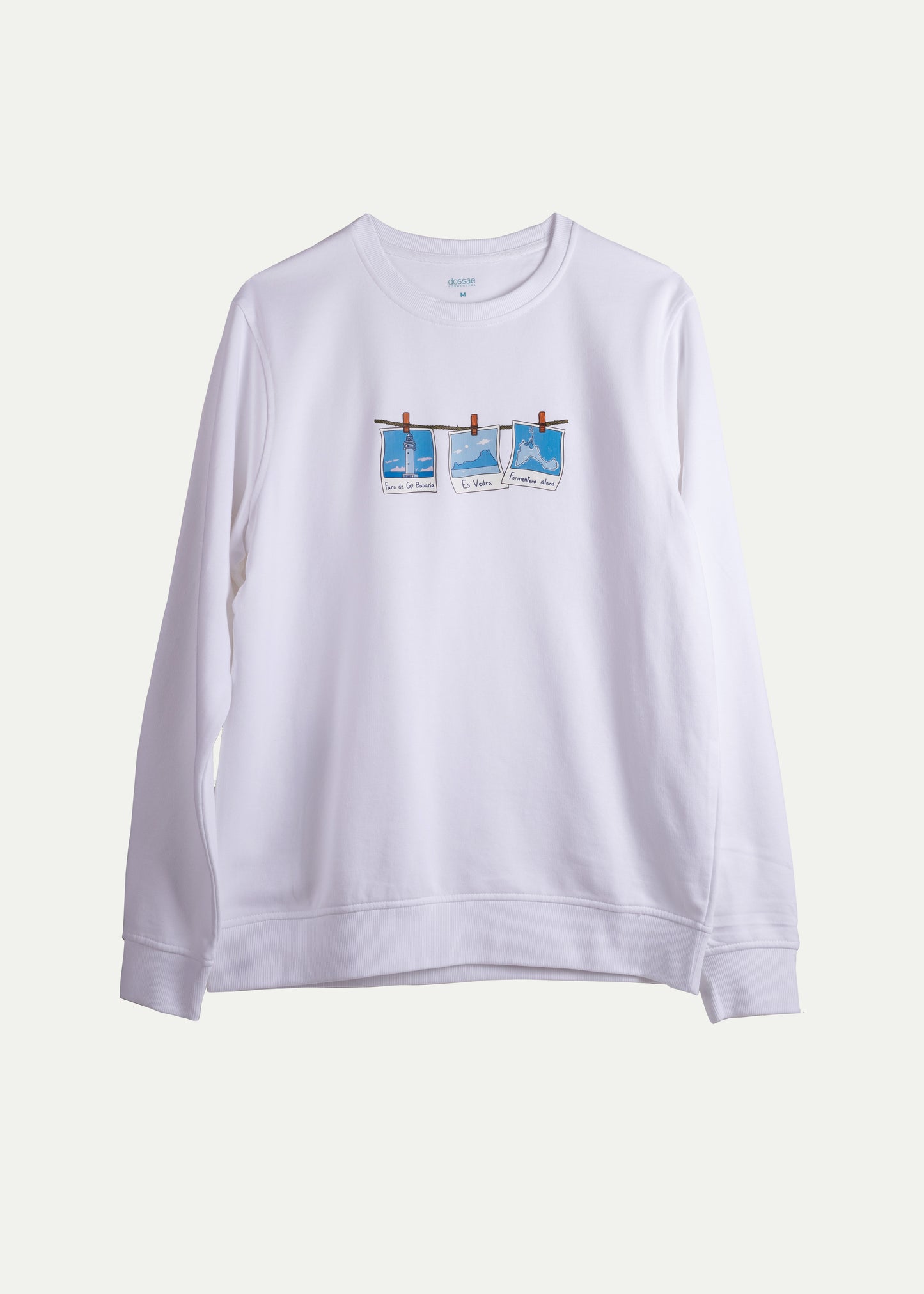 Sweatshirt Punta Prima Polaroid White