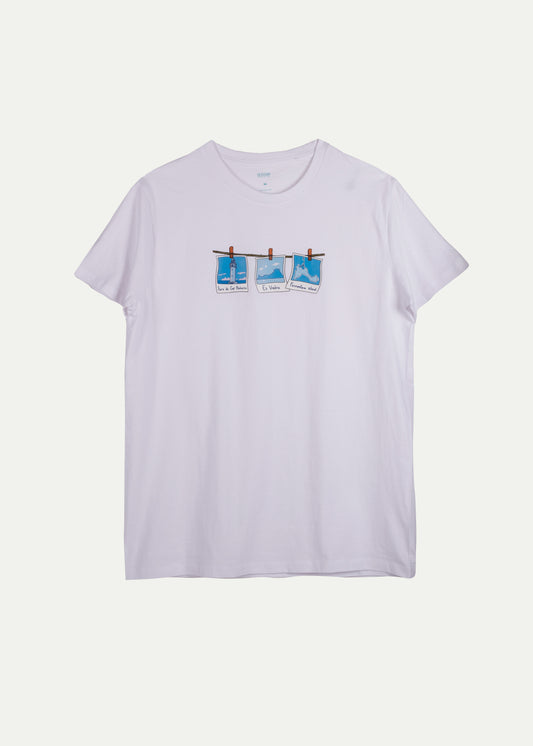 T-shirt Pitiusas Polaroid White