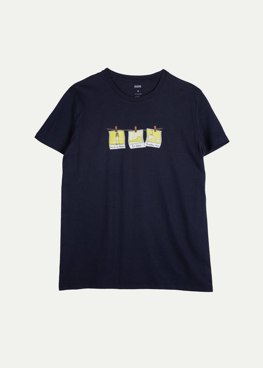 T-shirt Pitiusas Polaroid Navy Blue