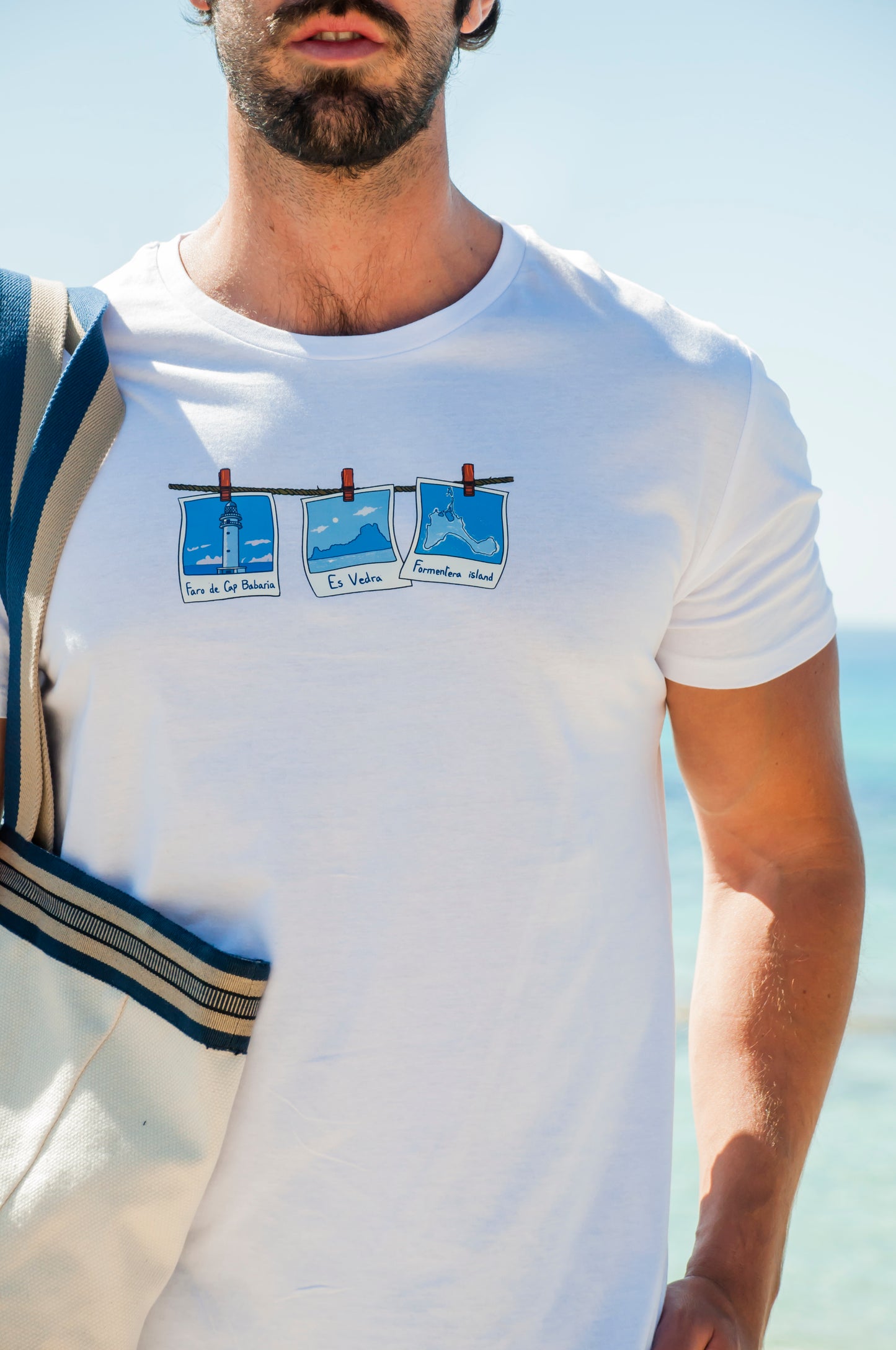 T-shirt Pitiusas Polaroid White