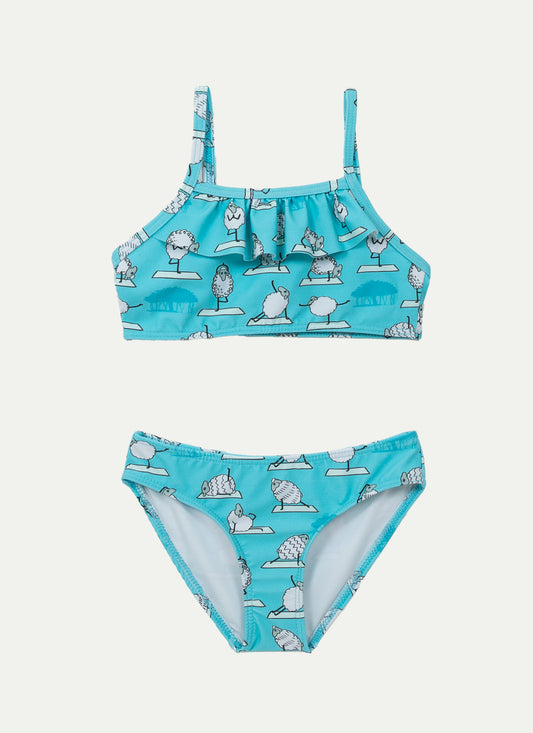 Bikini Sa Palmera Kids Punta Negra Oveja.