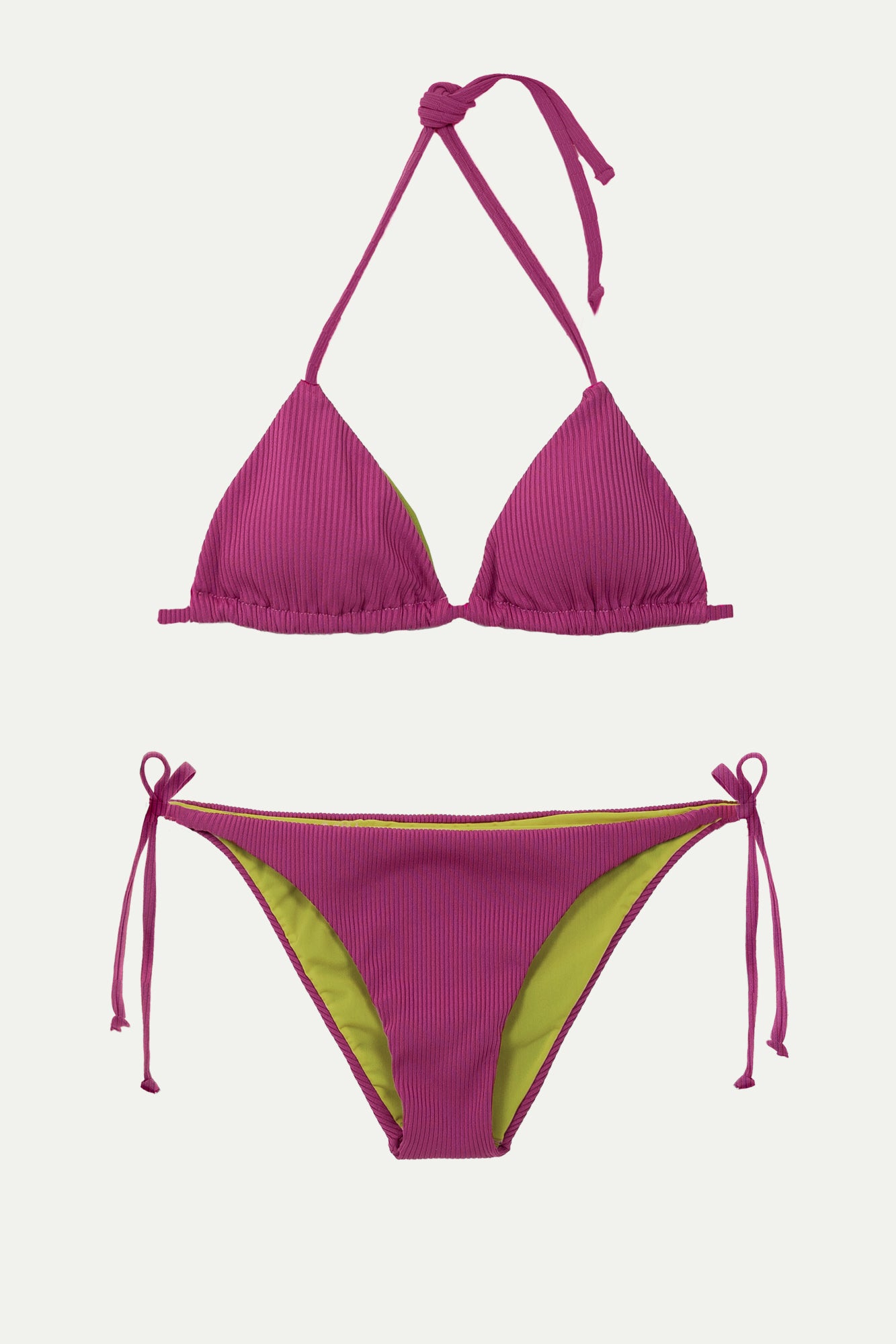 Bikini Sa Palmera Canalé Frambuesa