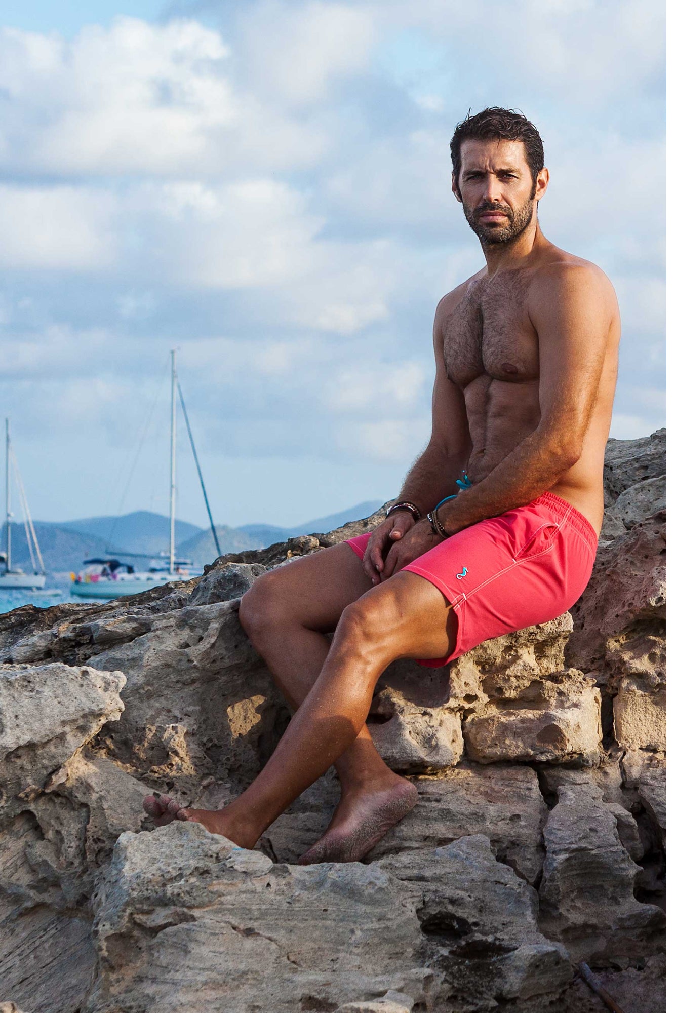 Coral Barbaria swimsuit