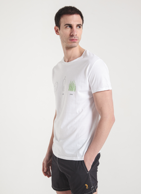 Camiseta Pitiusas Posedonia Blanca