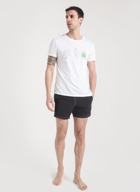 Camiseta Pitiusas Posedonia Blanca