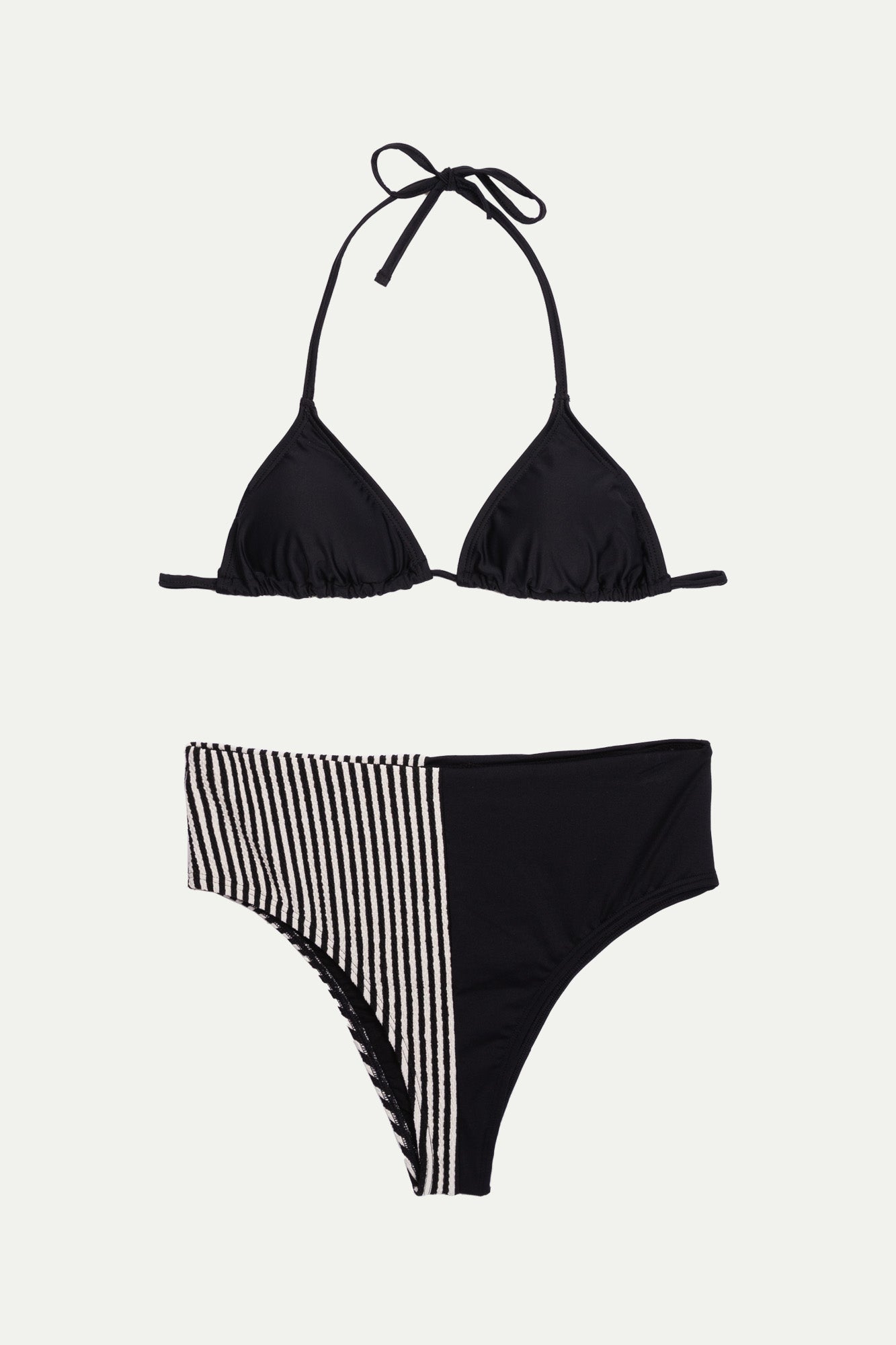 Bikini Tribi Bicolor Black