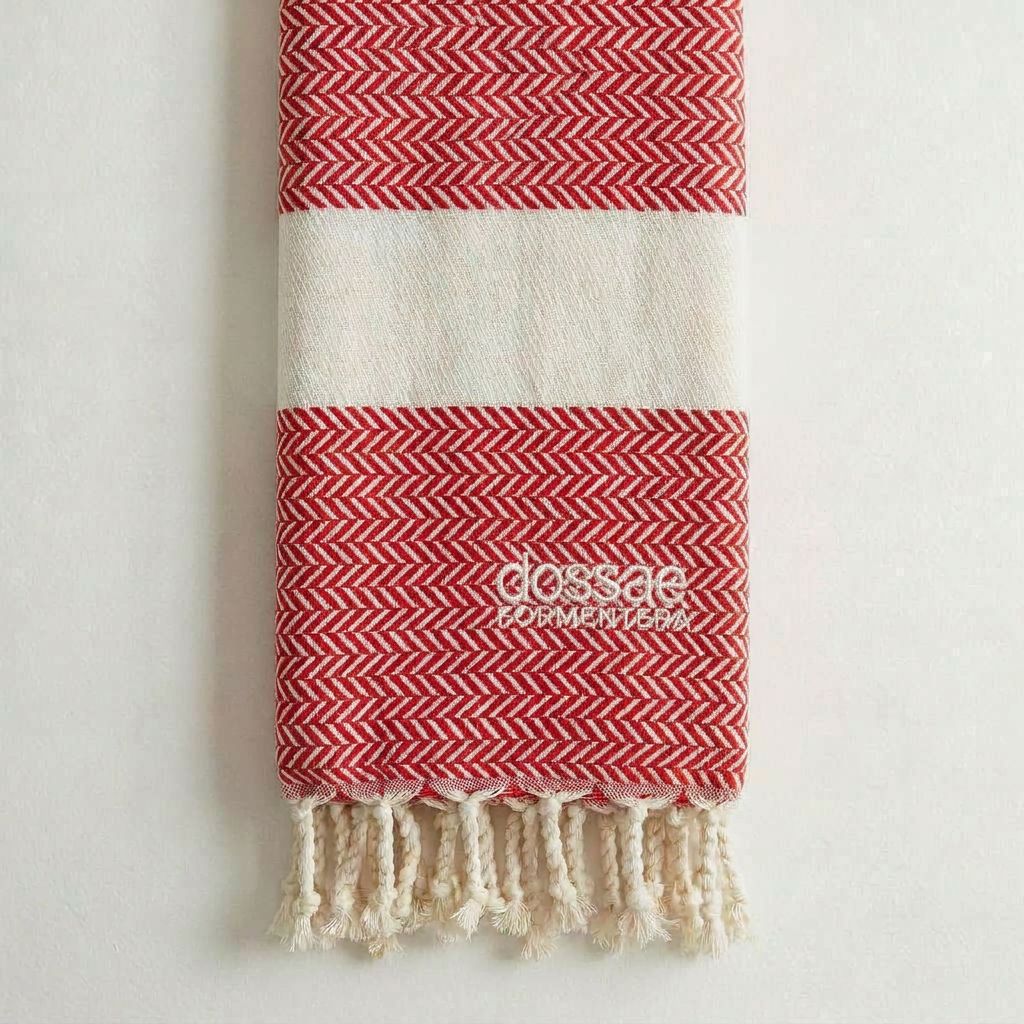 Fouta Espiga Coral