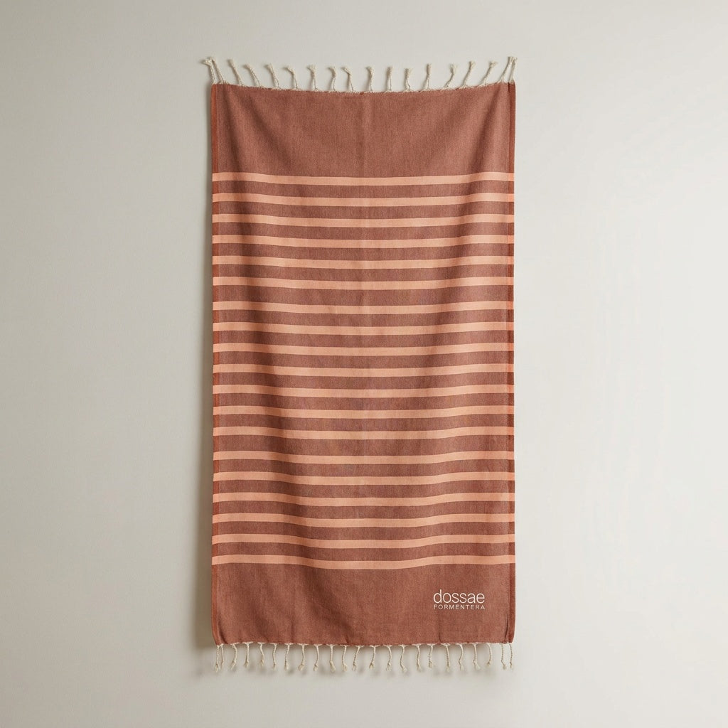 Fouta Rayas Terracota