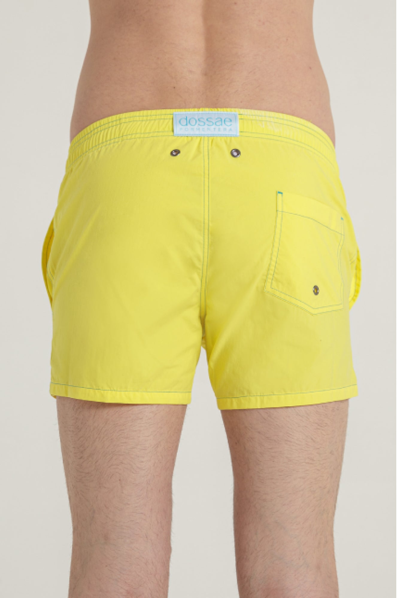 Yellow on sale swimsuit men